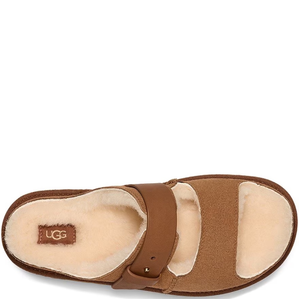 UGG women’s Greenport Strap Suede Slide Sandals - Picture 13 of 16